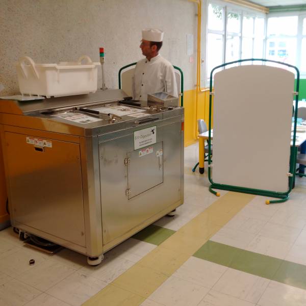 Eco-digesteur pour école public de la ville de collégien en Seine-et-Marne dans le 77